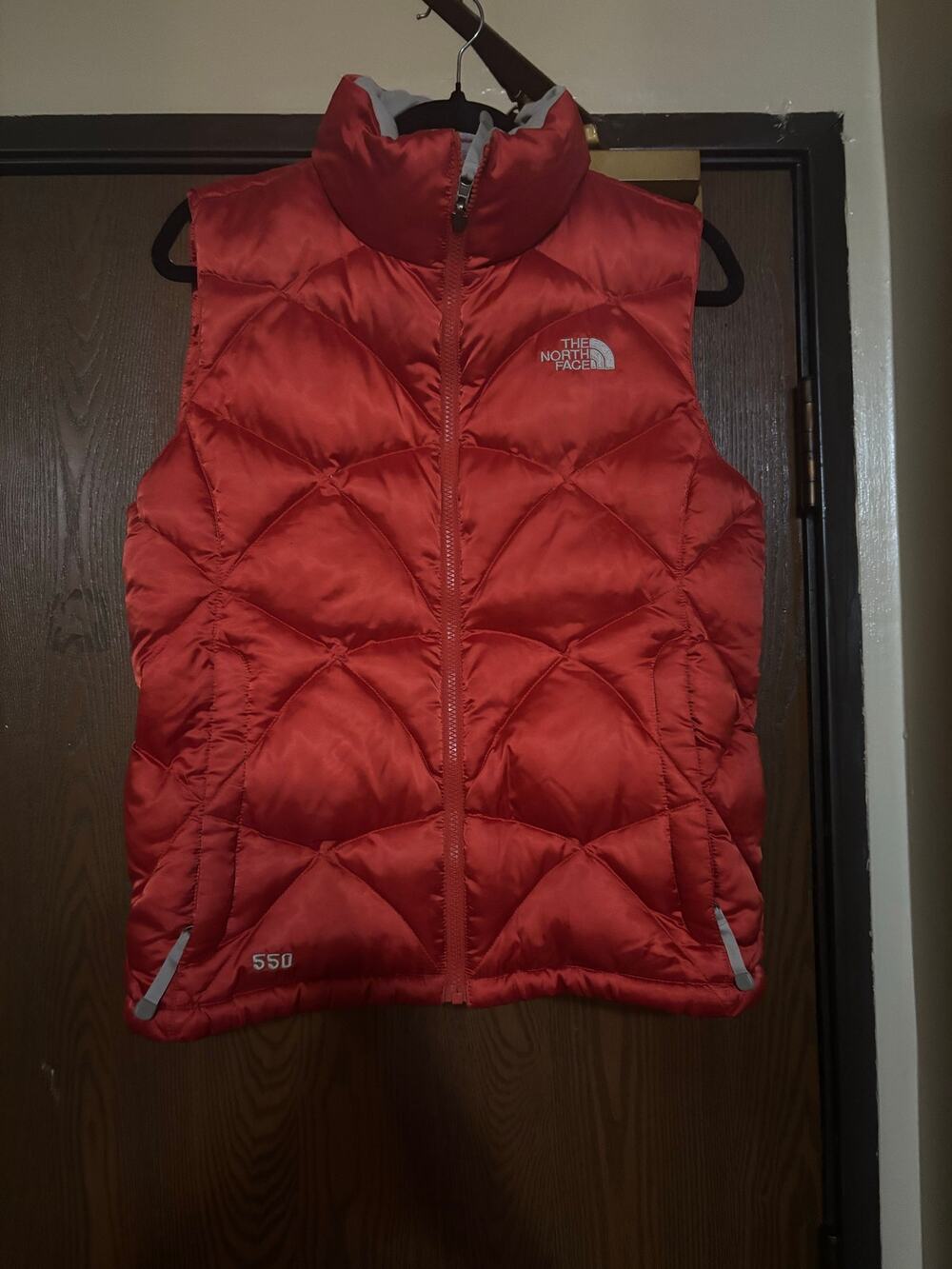The North Face Red Down Puffer Winter Thick Outerwear Vest